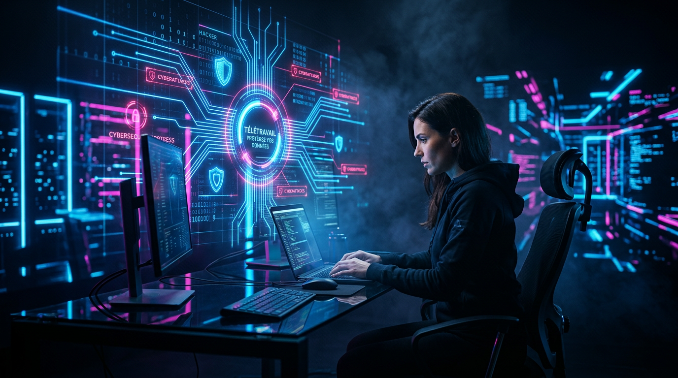 Télétravail et cyberattaques : le guide de survie pour protéger vos données en 2024