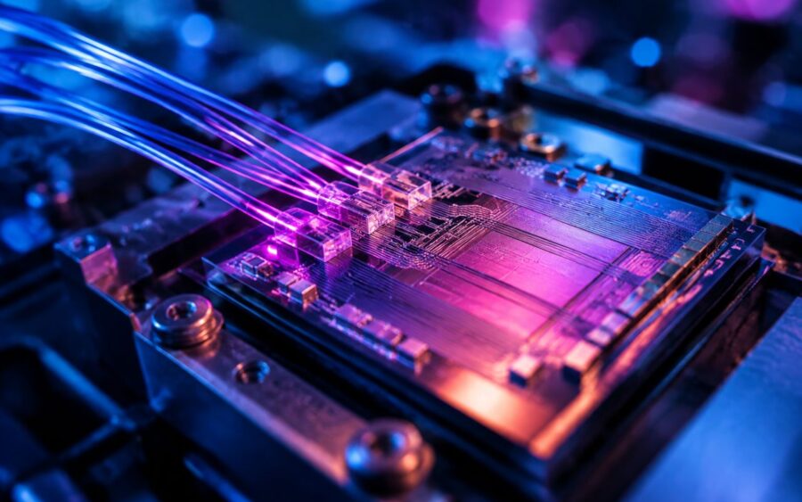 Photonique sur silicium : la lumière au secours des infrastructures d’IA