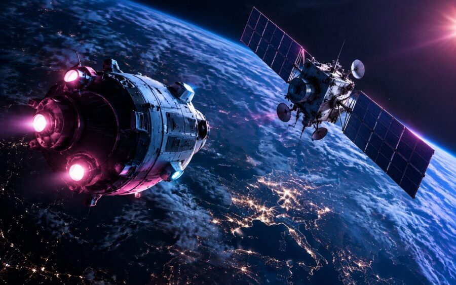 Réparer un satellite plutôt que le remplacer : le défi du garage orbital