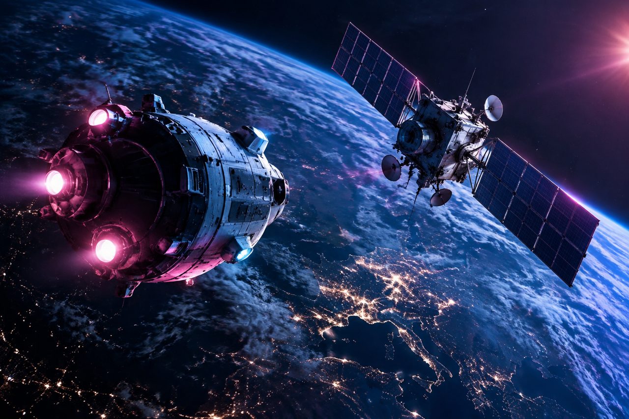 Réparer un satellite plutôt que le remplacer : le défi du garage orbital
